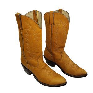 Durango Cowboy Boots RD4102 Womens 7.5 M Leather Tan Caramel
